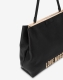 Mala Shopper/Ombro Lettering Logo Preta - Love Moschino | Mala Shopper/Ombro Lettering Logo Preta | MissCath