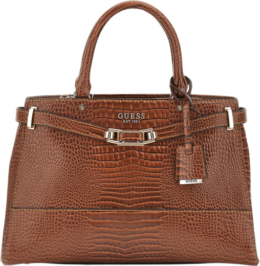 Mala de Mão Silvye Luxury Satchel Castanha