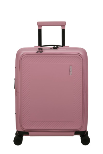 Mala de Cabine 55cm Expansível 4 Rodas com Bolso para Portátil 15.6 Lilás Cor-de-Rosa