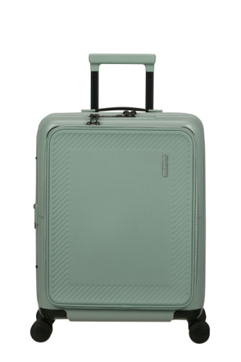 Mala de Cabine 55cm Expansível 4 Rodas com Bolso para Portátil 15.6 Verde Iceberg