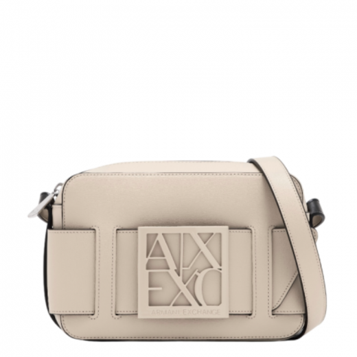 Mala de Tiracolo Armani Exchange Feminina Bege