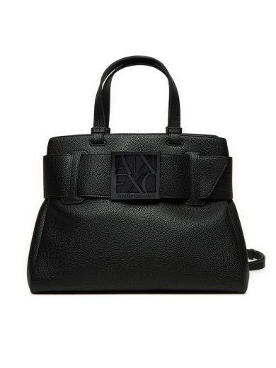 Mala Shopper Grande Armani Exchange Preta