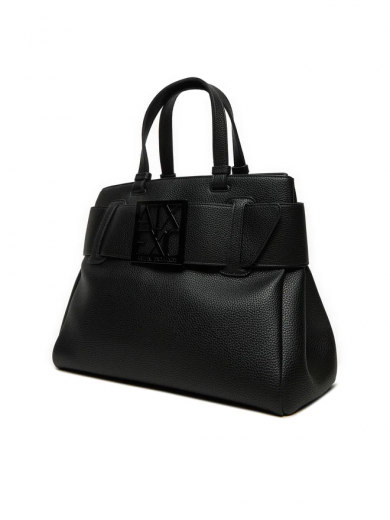 Mala Shopper Grande Armani Exchange Preta