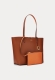 Mala Shopper de Senhora Castanha/Laranja - Ralph Lauren | Reversível Mala Shopper de Senhora Castanha/Laranja