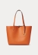 Mala Shopper de Senhora Castanha/Laranja - Ralph Lauren | Reversível Mala Shopper de Senhora Castanha/Laranja