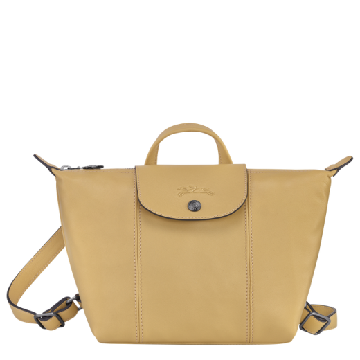 Le Pliage Mochila Cuir Amarela Longchamp Le Pliage Mochila